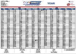 Split Year Wall Planner Split Year Wall Planner